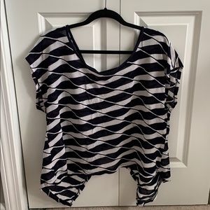 Lane Bryant sweater with split back hem
